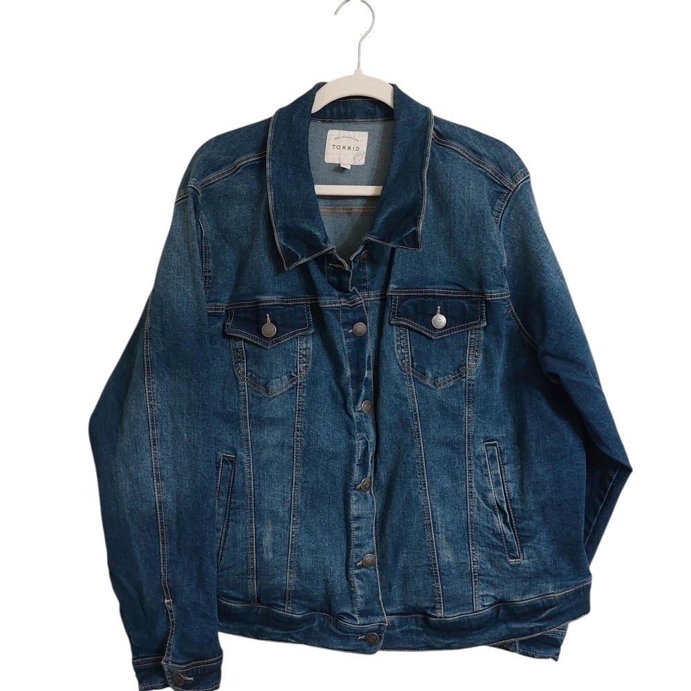 Torrid Classic Blue Denim Jacket